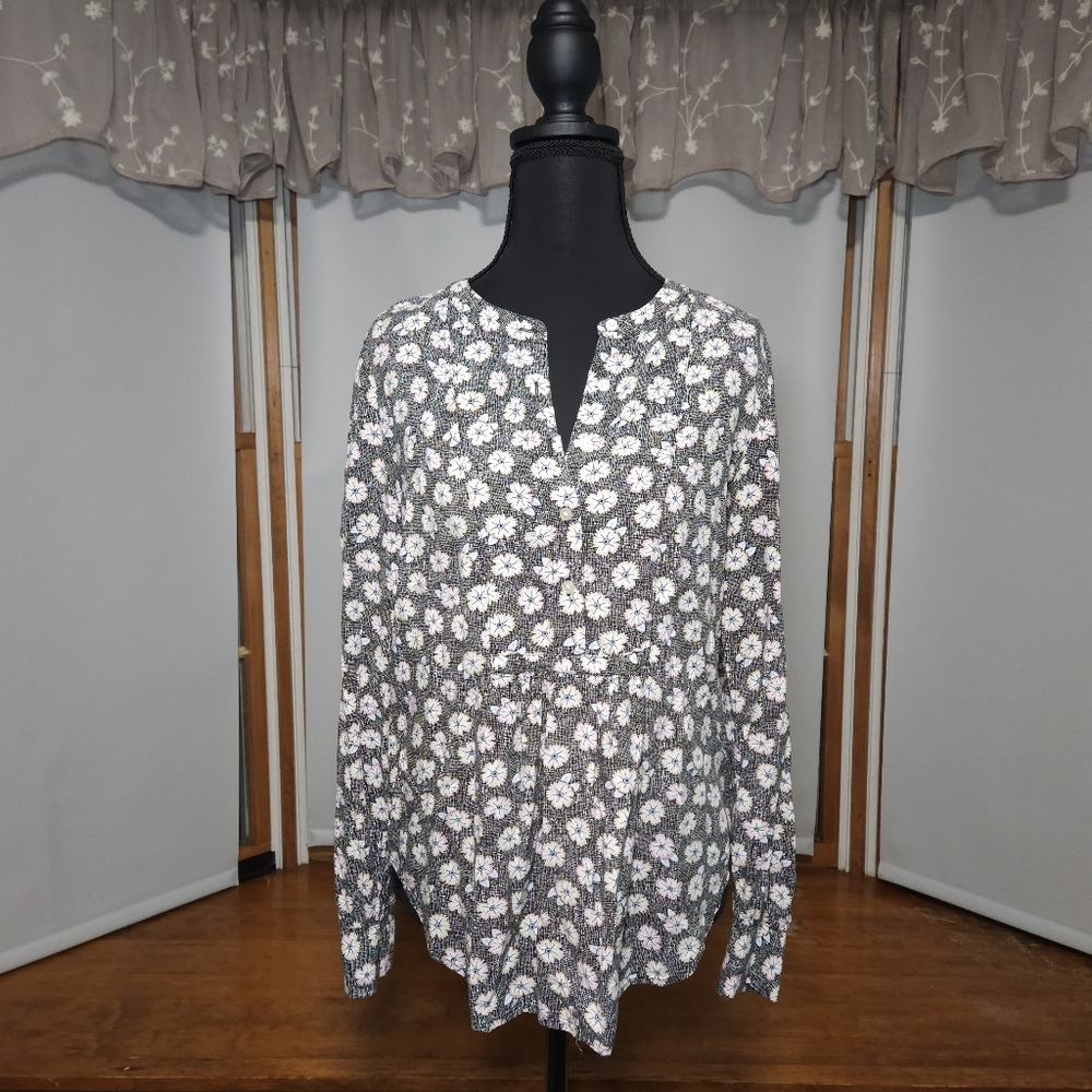 Loft EUC Floral Print Women's Top • Size XS